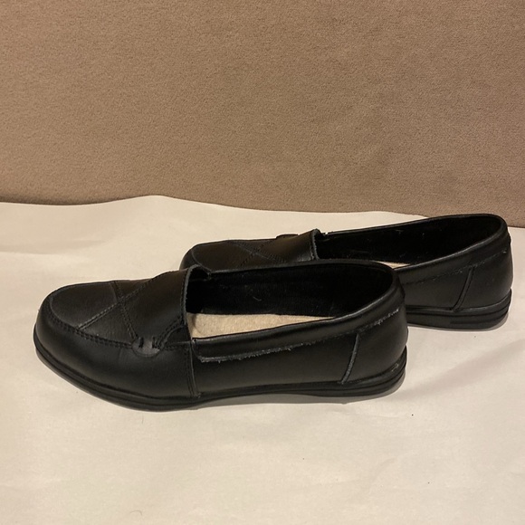 Women's Black Dr. Max Loafer Slip On shoes size 6 leather upper very good used - Picture 2 of 8